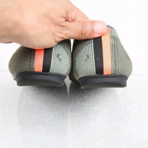 ROTHY'S Green Camo Loafers Classic Preppy - Picture 7 of 12